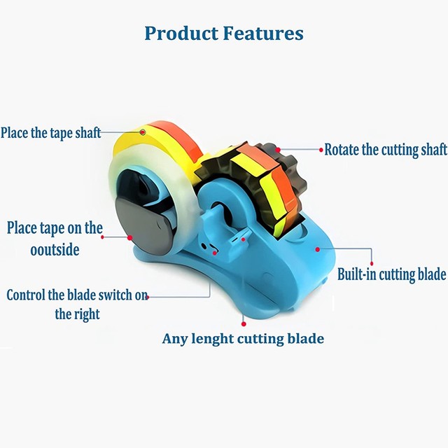 Multiple Roll Cut Heat Tape Dispenser Sublimation For Heat